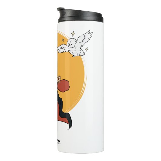 HARRY POTTER™ en Hedwig Illustratie Thermosbeker (Geroteerd rechts)