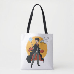 HARRY POTTER™ en Hedwig Illustratie Tote Bag