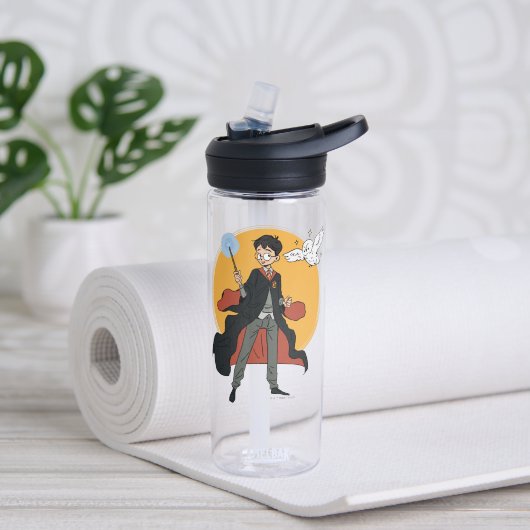 HARRY POTTER™ en Hedwig Illustratie Waterfles (Links)