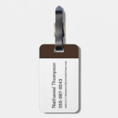 HARRY POTTER™ en het GRYFFINDOR™ QUIDDITCH™-team Bagagelabel (Achterkant verticaal)