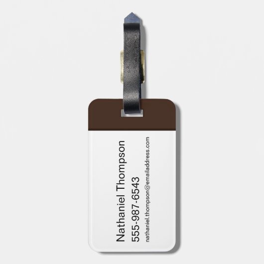 HARRY POTTER™ en het GRYFFINDOR™ QUIDDITCH™-team Bagagelabel (Achterkant verticaal)