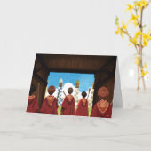 HARRY POTTER™ en het GRYFFINDOR™ QUIDDITCH™-team Kaart (Gele Bloem)