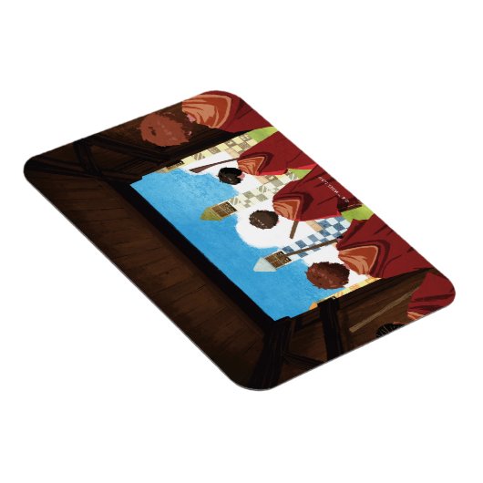 HARRY POTTER™ en het GRYFFINDOR™ QUIDDITCH™-team Magneet (Rechterzijde)