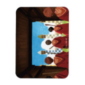 HARRY POTTER™ en het GRYFFINDOR™ QUIDDITCH™-team Magneet (Verticaal)