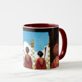 HARRY POTTER™ en het GRYFFINDOR™ QUIDDITCH™-team Mok (Voorkant rechts)