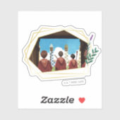 HARRY POTTER™ en het GRYFFINDOR™ QUIDDITCH™-team Sticker (Vel)