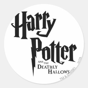Harry Potter en het Logo van de Relieken van de Do Ronde Sticker
