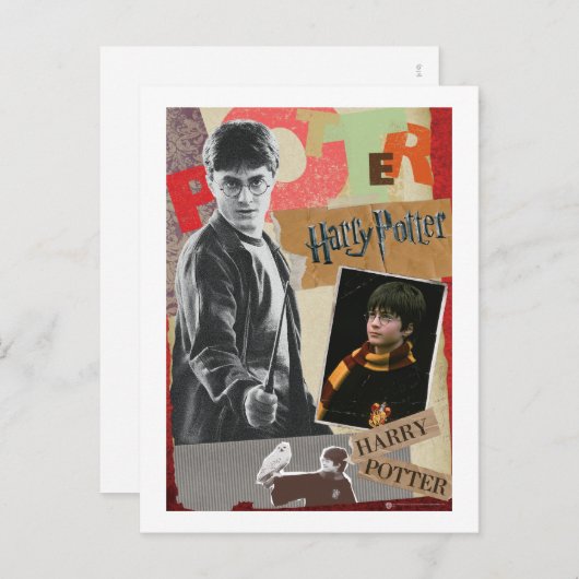 Harry Potter en nu Briefkaart (Voorkant / Achterkant)