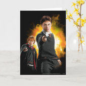 Harry Potter en Ron Weasely Kaart (Gele Bloem)