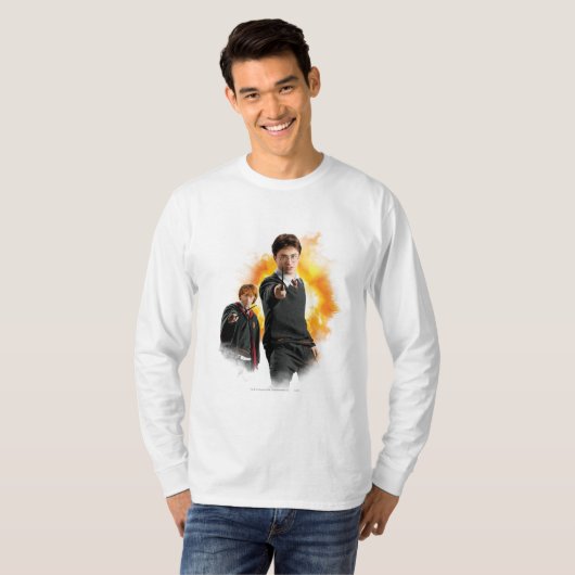 Harry Potter en Ron Weasely T-shirt (Voorkant volledig)