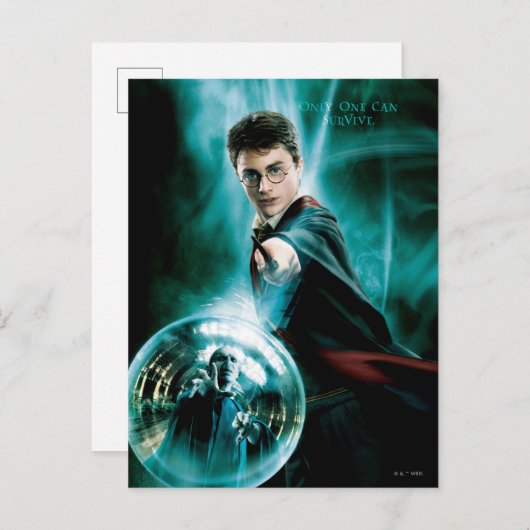 Harry Potter en Voldemort slechts één kan overleve Briefkaart (Voorkant / Achterkant)