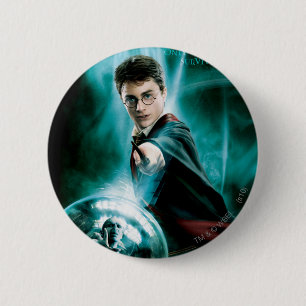 Harry Potter en Voldemort Slechts Een Kan Overleve Ronde Button 5,7 Cm