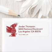 HARRY POTTER™ Fawkes & Cauldrons Holiday Grafisch Etiket (Insitu)