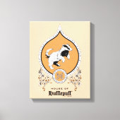 HARRY POTTER™ | FFLEPUFF™ Crest van Fijne schets Canvas Afdruk (Voorkant)