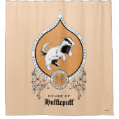 HARRY POTTER™ | FFLEPUFF™ Crest van Fijne schets Douchegordijn (Voorkant)
