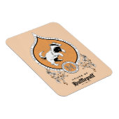 HARRY POTTER™ | FFLEPUFF™ Crest van Fijne schets Magneet (Rechterzijde)