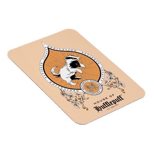 HARRY POTTER™ | FFLEPUFF™ Crest van Fijne schets Magneet (Rechterzijde)