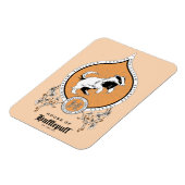 HARRY POTTER™ | FFLEPUFF™ Crest van Fijne schets Magneet (Linkerzijde)