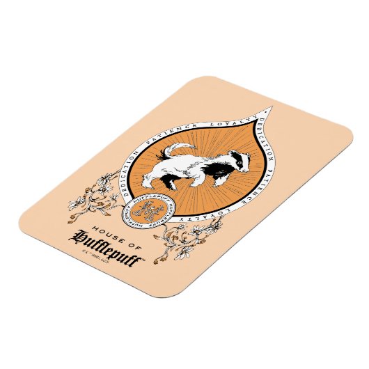 HARRY POTTER™ | FFLEPUFF™ Crest van Fijne schets Magneet (Linkerzijde)