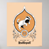 HARRY POTTER™ | FFLEPUFF™ Crest van Fijne schets Poster (Voorkant)