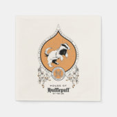 HARRY POTTER™ | FFLEPUFF™ Crest van Fijne schets Servet (Voorkant)