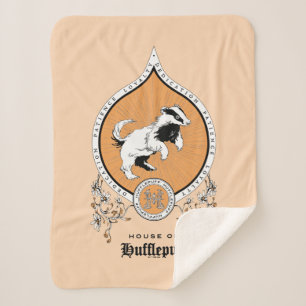 HARRY POTTER™ FFLEPUFF™ Crest van Fijne schets Sherpa Deken