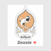 HARRY POTTER™ | FFLEPUFF™ Crest van Fijne schets Sticker (Vel)