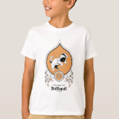 HARRY POTTER™ | FFLEPUFF™ Crest van Fijne schets T-shirt (Voorkant)