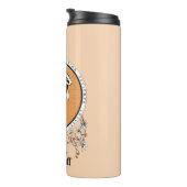 HARRY POTTER™ | FFLEPUFF™ Crest van Fijne schets Thermosbeker (Geroteerd rechts)