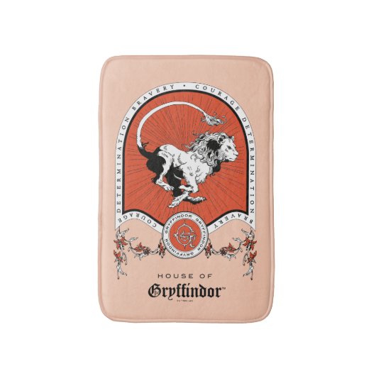 HARRY POTTER™ | Fijne schets GRYFFINDOR™ Crest Badmat (Voorkant Verticaal)