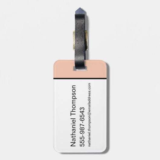 HARRY POTTER™ | Fijne schets GRYFFINDOR™ Crest Bagagelabel (Achterkant verticaal)