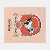 HARRY POTTER™ | Fijne schets GRYFFINDOR™ Crest Fleece Deken (Voorkant (Horizontaal))