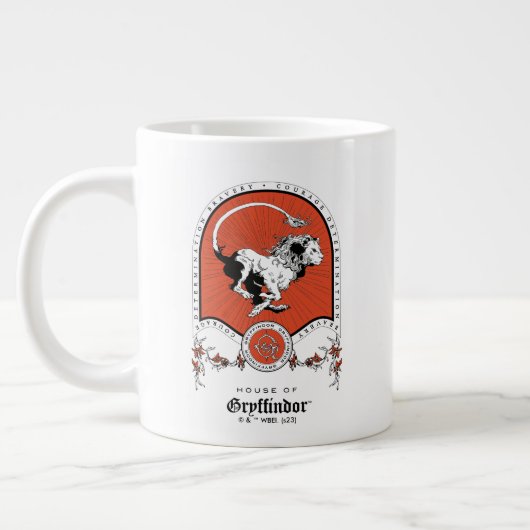 HARRY POTTER™ | Fijne schets GRYFFINDOR™ Crest Grote Koffiekop (Links)