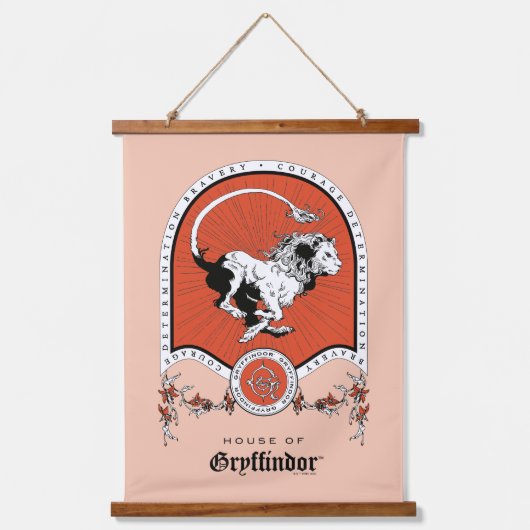HARRY POTTER™ | Fijne schets GRYFFINDOR™ Crest Hangend Wandkleed (Voorkant)