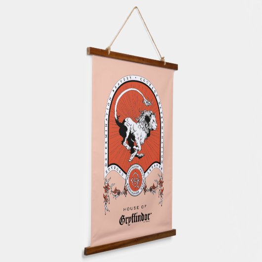 HARRY POTTER™ | Fijne schets GRYFFINDOR™ Crest Hangend Wandkleed (Gebogen)