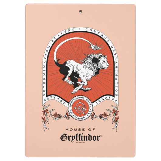 HARRY POTTER™ | Fijne schets GRYFFINDOR™ Crest Klembord (Achterkant)