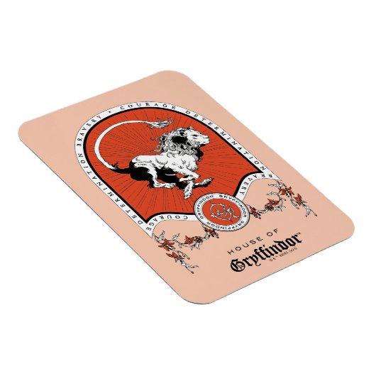 HARRY POTTER™ | Fijne schets GRYFFINDOR™ Crest Magneet (Rechterzijde)