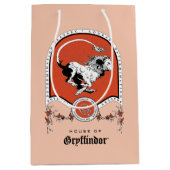 HARRY POTTER™ | Fijne schets GRYFFINDOR™ Crest Medium Cadeauzakje (Voorkant)