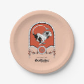 HARRY POTTER™ | Fijne schets GRYFFINDOR™ Crest Papieren Bordje (Voorkant)