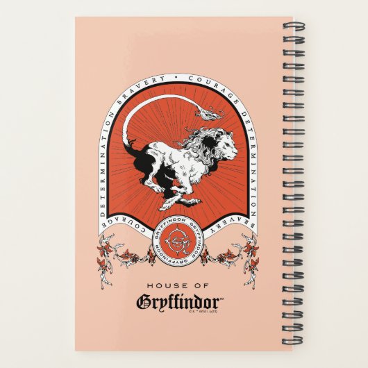 HARRY POTTER™ | Fijne schets GRYFFINDOR™ Crest Planner (Achterkant)