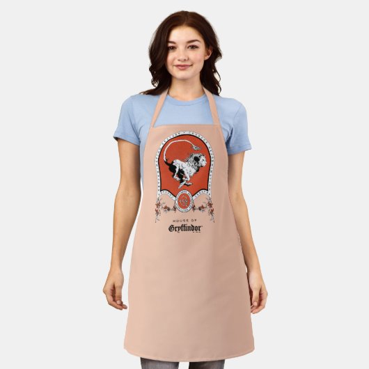 HARRY POTTER™ | Fijne schets GRYFFINDOR™ Crest Schort (Gedragen)