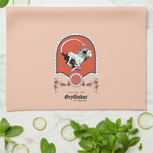 HARRY POTTER™ | Fijne schets GRYFFINDOR™ Crest Theedoek (Gevouwen)