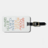 HARRY POTTER™ | Fijne schets HOGWARTS™-huizen Bagagelabel (Voorkant horizontaal)