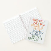 HARRY POTTER™ | Fijne schets HOGWARTS™-huizen Notitieboek (Binnen)