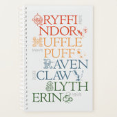 HARRY POTTER™ | Fijne schets HOGWARTS™-huizen Planner (Voorkant)