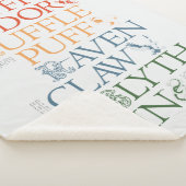 HARRY POTTER™ | Fijne schets HOGWARTS™-huizen Sherpa Deken (3/4)