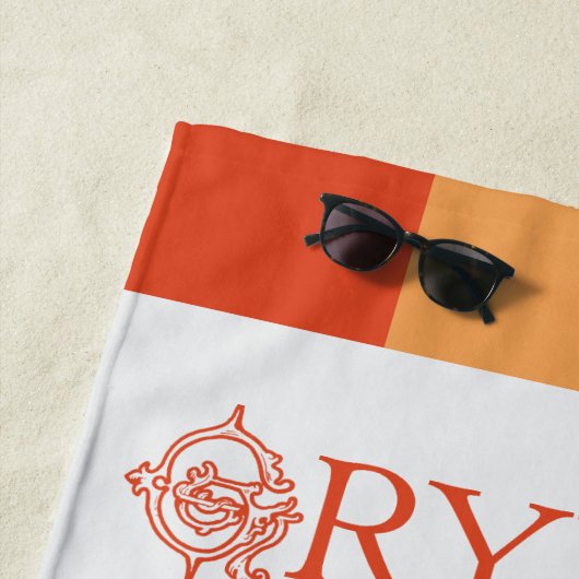 HARRY POTTER™ | Fijne schets HOGWARTS™-huizen Strandlaken (In situ)