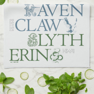 HARRY POTTER™   Fijne schets HOGWARTS™-huizen Theedoek