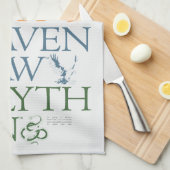 HARRY POTTER™ | Fijne schets HOGWARTS™-huizen Theedoek (Quarter Fold)