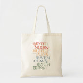 HARRY POTTER™ | Fijne schets HOGWARTS™-huizen Tote Bag (Voorkant)